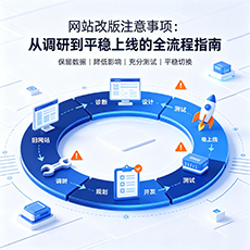竹山建站-网站改版注意事项：从调研到平稳上线的全流程指南