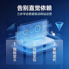 郧西建站-告别直觉依赖：三步学会数据驱动网站运营