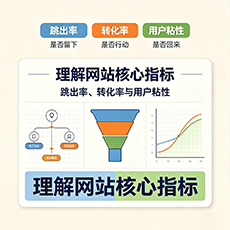 十堰建站-理解网站核心指标：跳出率、转化率与用户粘性