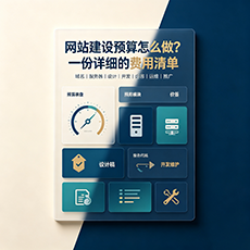 十堰建站-网站建设预算怎么做?一份详细的费用清单