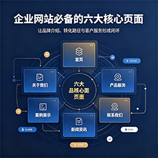 十堰建站-企业网站必备的六大核心页面