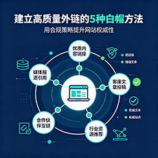 十堰建站-建立高质量外链的5种白帽方法